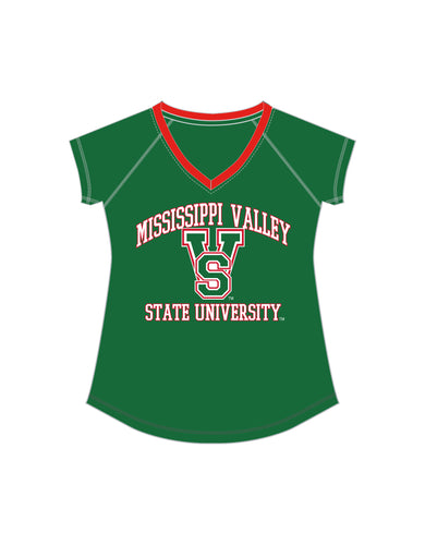 MVSU: GLITTER V-NECK TEES