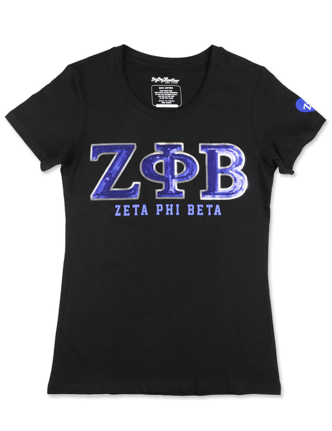 Zeta Phi Beta: Sequin Patch Tees