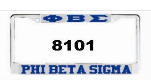 Phi Beta Sigma: License Frames