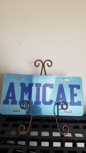 Zeta Amicae: License Plates