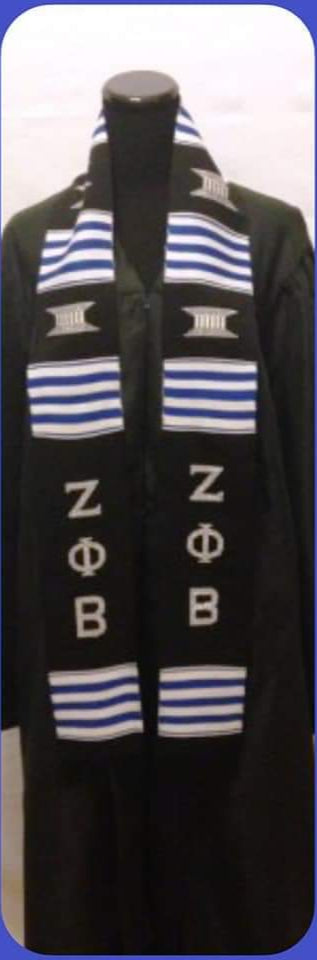 Kente Stoles: Zeta Phi Beta