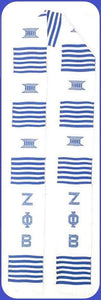 Kente Stoles: Zeta Phi Beta