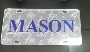 Masonic: License Plates