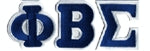 Phi Beta Sigma: 4" Individual Letters