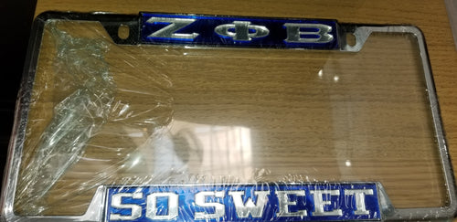 Zeta Phi Beta: License Frames