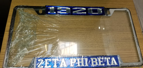 Zeta Phi Beta: License Frames