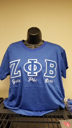 Zeta Phi Beta: Appliqued Tees
