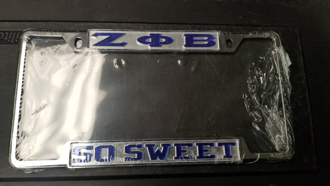 Zeta Phi Beta: License Frames