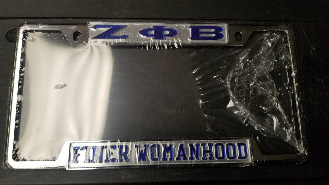 Zeta Phi Beta: License Frames
