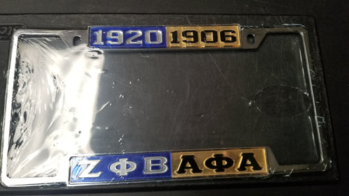 Zeta Phi Beta: Split License Frames
