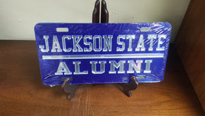 Jackson State University: License Plates