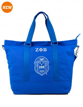 Load image into Gallery viewer, Zeta Phi Beta: Canvas Totes Bags