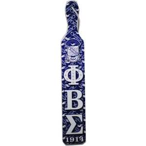 Phi Beta Sigma: Printed Symbol Crest Paddles WOODWORK