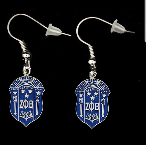 Zeta Phi Beta: Bling Earrings Accessories