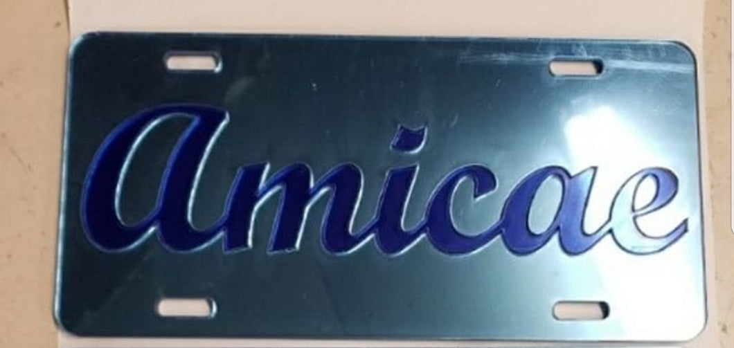 Zeta Amicae: License Plates