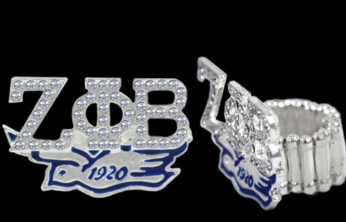 Zeta Phi Beta: Stretchy Rings $10 Items