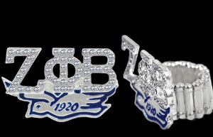 Zeta Phi Beta: Stretchy Rings $10 Items
