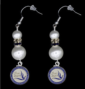 Zeta Phi Beta: Bling Earrings