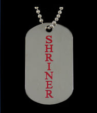 Load image into Gallery viewer, SHRINER: Dog Tags Accessories