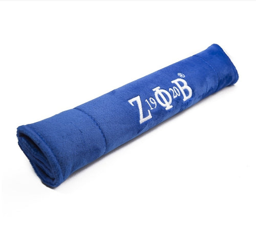 Zeta Phi Beta: Embroidered Seatbelt Sleeve
