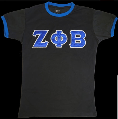 Zeta Phi Beta: Appliqued Tees
