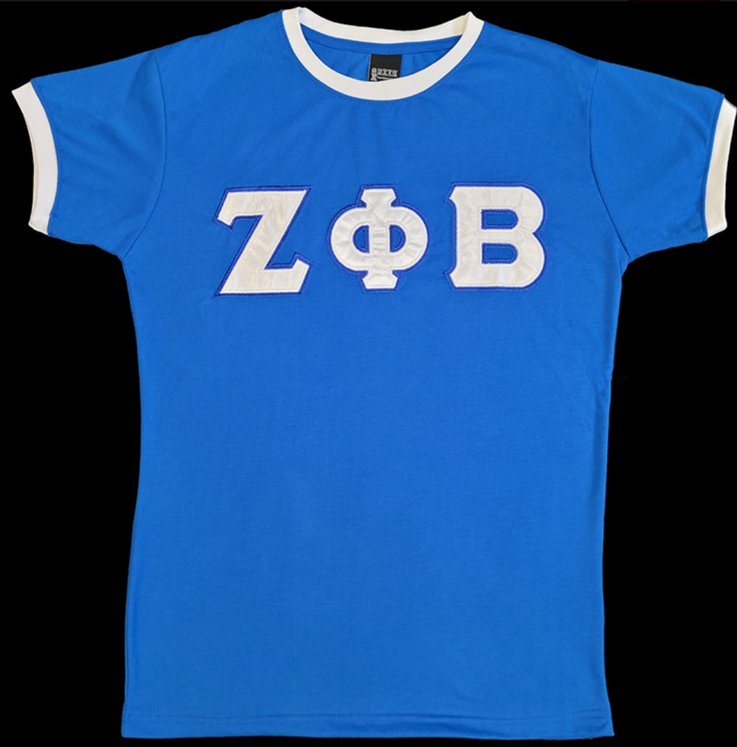 Zeta Phi Beta: Appliqued Tees