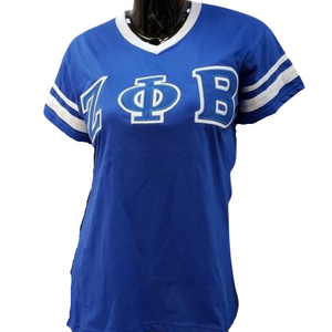 Zeta Phi Beta: Appliqued Jersey Tees