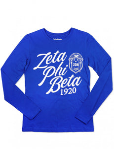 Zeta Phi Beta: Long Sleeve Tees
