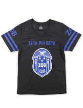 Load image into Gallery viewer, Zeta Phi Beta: Football Jersey Tees