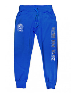 Zeta Phi Beta: Sequin Jogger Pants