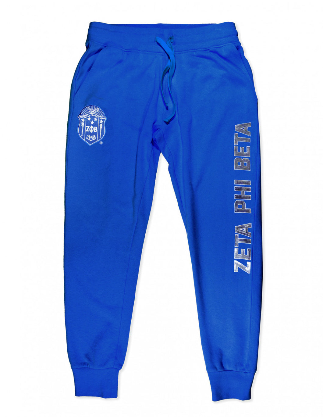 Zeta Phi Beta: Sequin Jogger Pants
