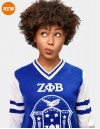 Load image into Gallery viewer, Zeta Phi Beta: V-Neck SWEATERS