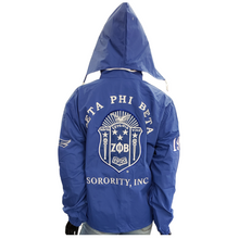 Load image into Gallery viewer, Zeta Phi Beta: Windbreaker