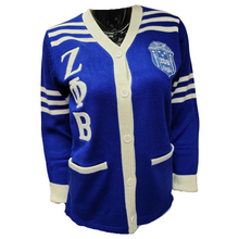 Load image into Gallery viewer, Zeta Phi Beta: Heavy Weight Cardigan