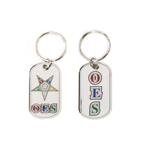 OES: Epoxy Dog Tag Keychains