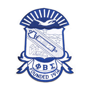 Phi Beta Sigma: 5" Shield Patches