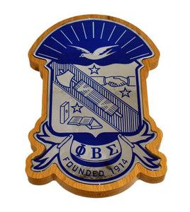 Phi Beta Sigma: Domed Crest Plaques WOODWORK