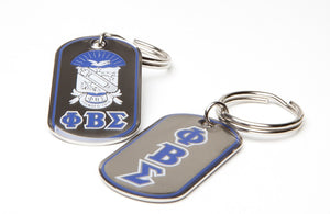 Phi Beta Sigma: Dog Tag Keychains Accessories