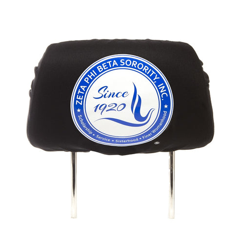 Zeta Phi Beta: SUV Seat Headrest Cover
