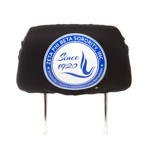 Zeta Phi Beta: SUV Seat Headrest Cover