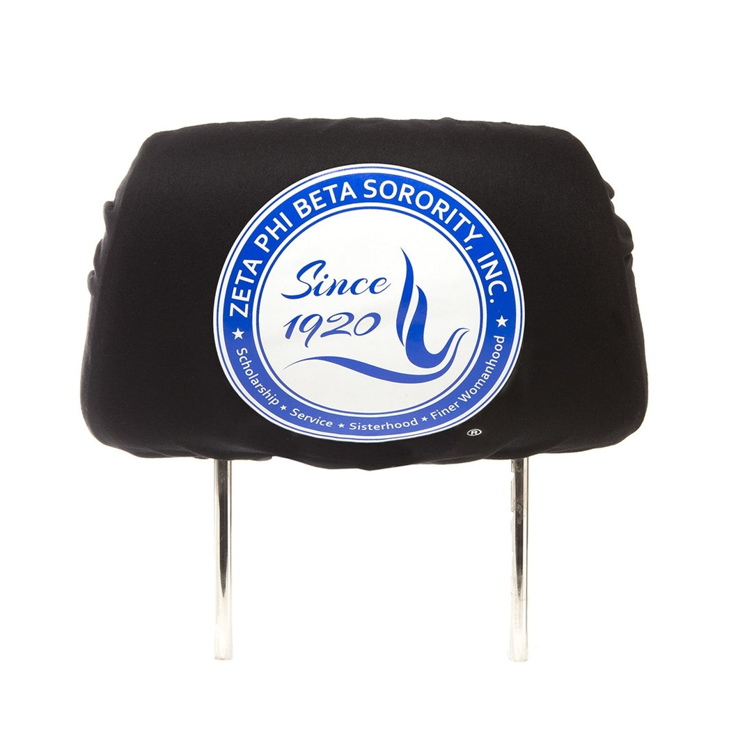 Zeta Phi Beta: SUV Seat Headrest Cover