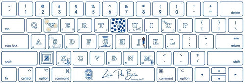 Zeta Phi Beta: Silicone Keyboard Covers