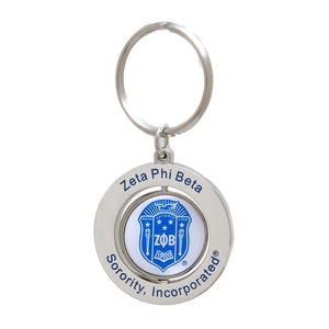 Zeta Phi Beta: Spinner Keychains Accessories